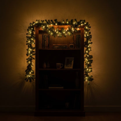 Christmas Light Up Pine Garland - 9FT