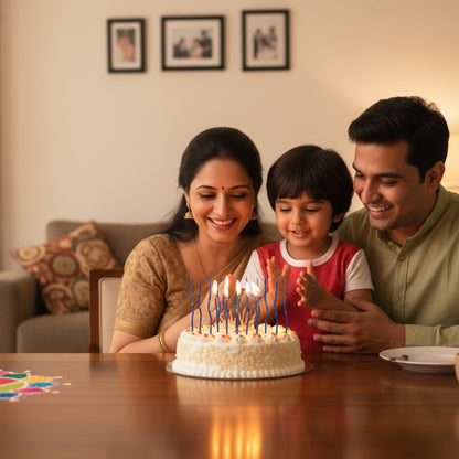 Curly Blue & Golden - 12PC