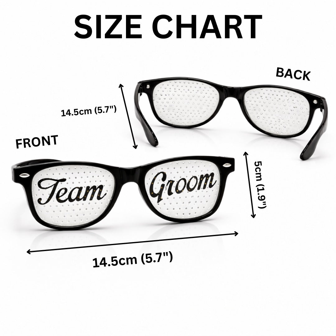 Team Groom Party Sunglasses for Bachelor Party - 1PC