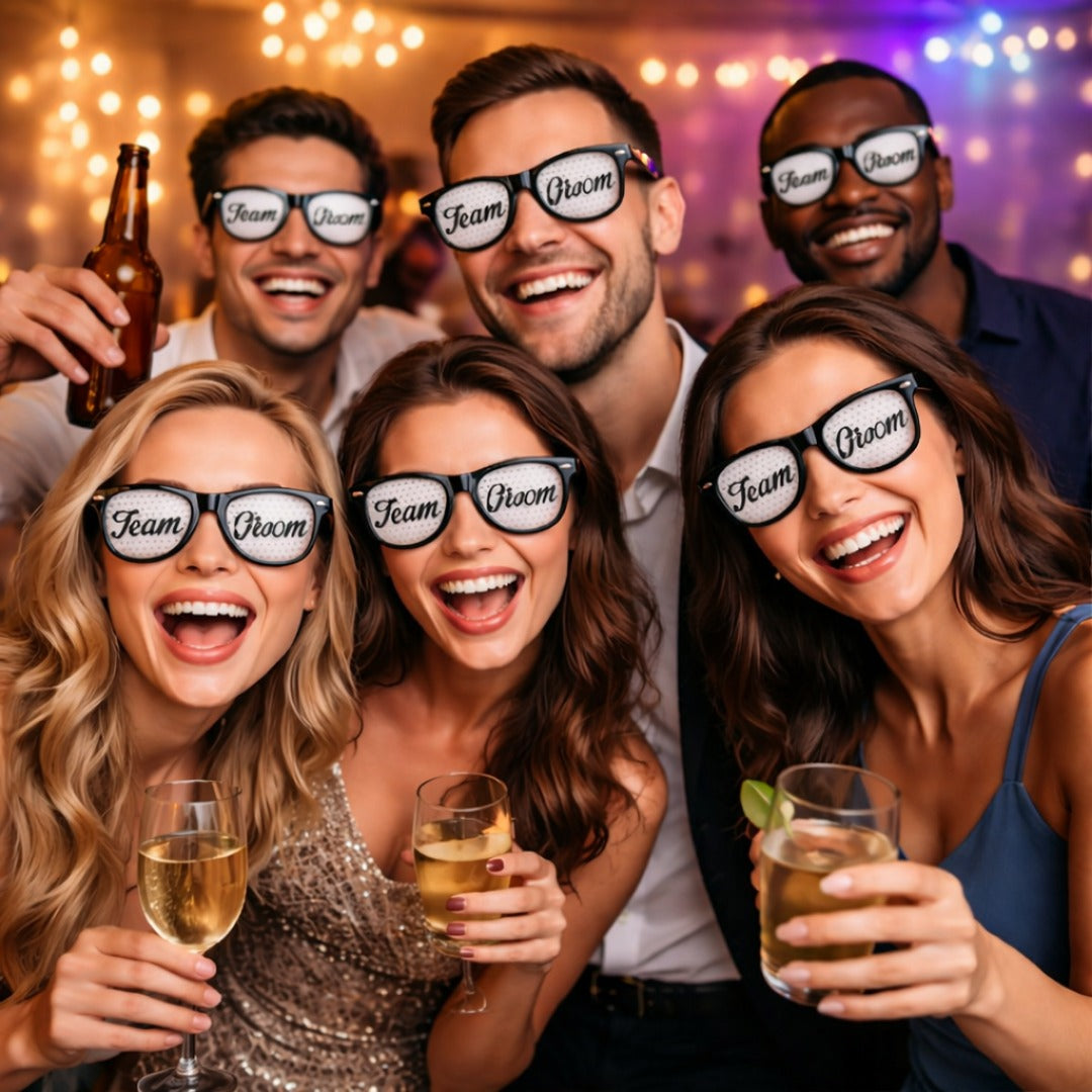Team Groom Party Sunglasses for Bachelor Party - 1PC