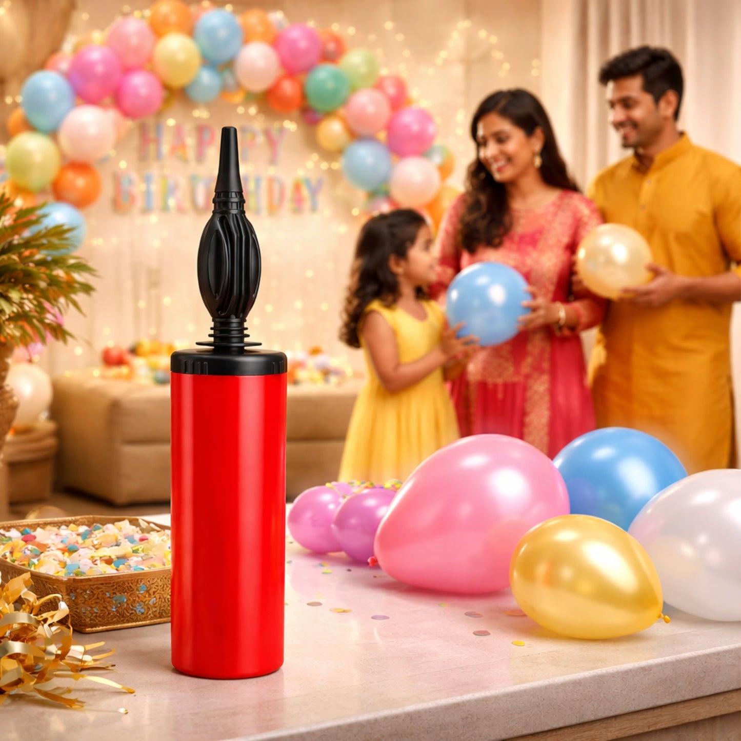 Balloon Hand Pump for Manual Balloon Inflation - 1PC