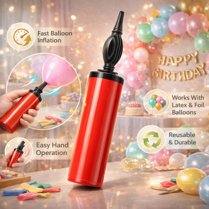 Balloon Hand Pump for Manual Balloon Inflation - 1PC