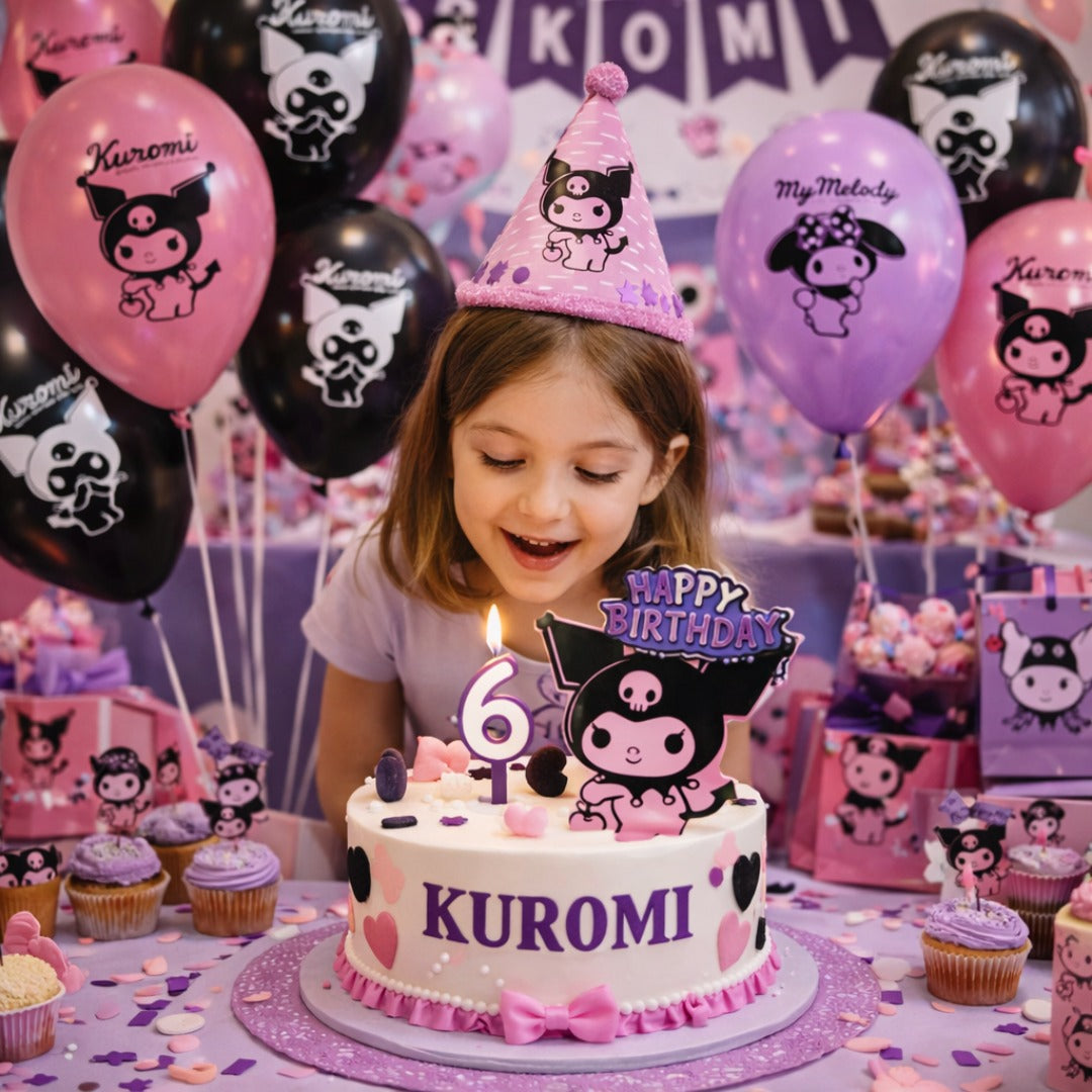 Kuromi Theme Balloons - 10PC
