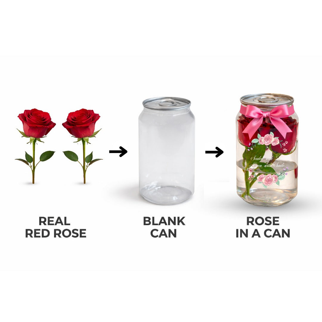 Real Rose In A Can - Gift of Love