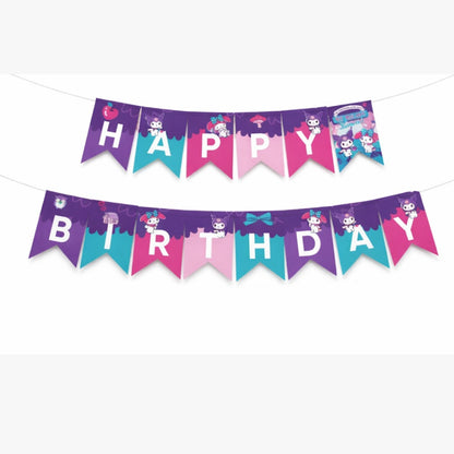 Kuromi Theme Birthday Banner - 9FT