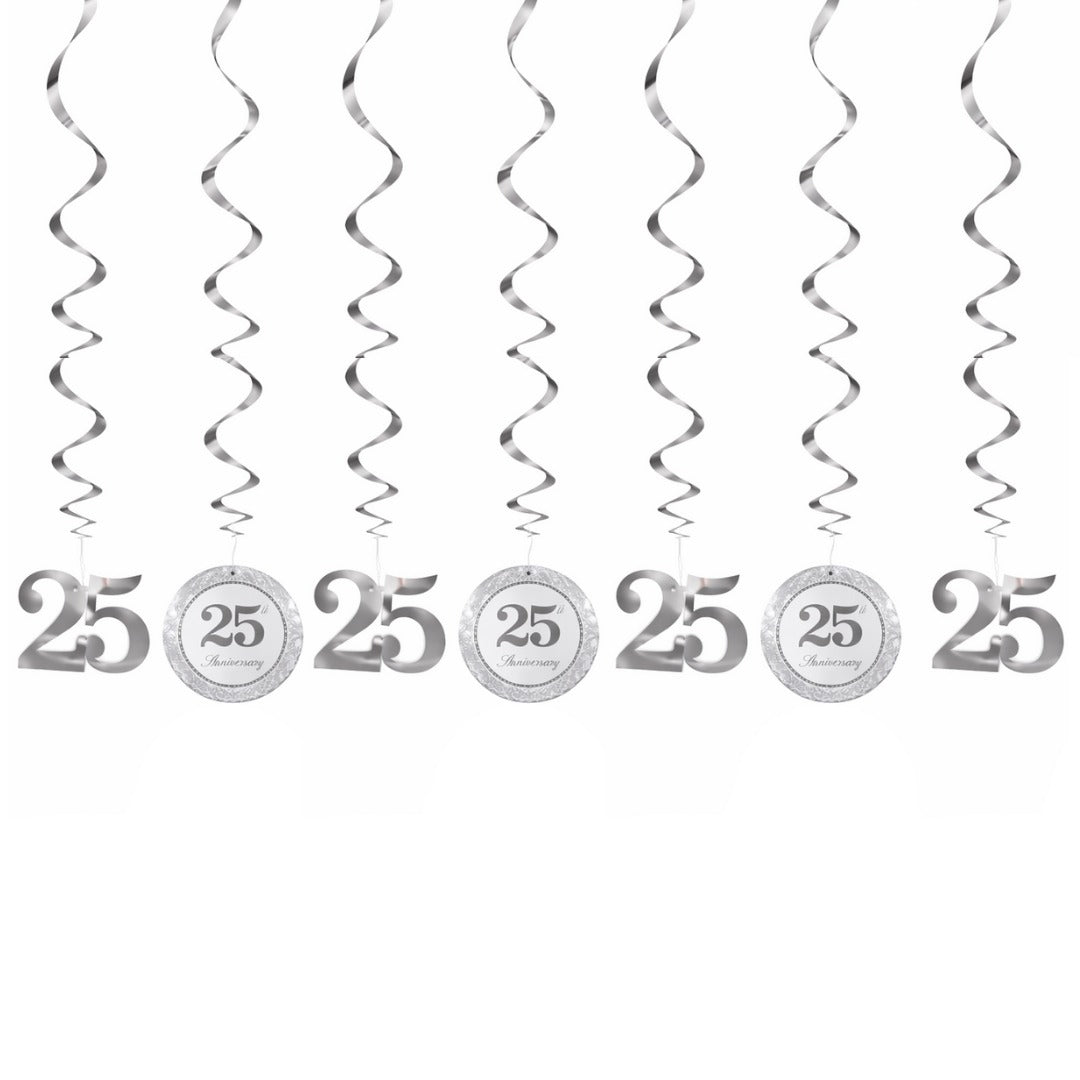 25th Anniversary Swirl Decoration