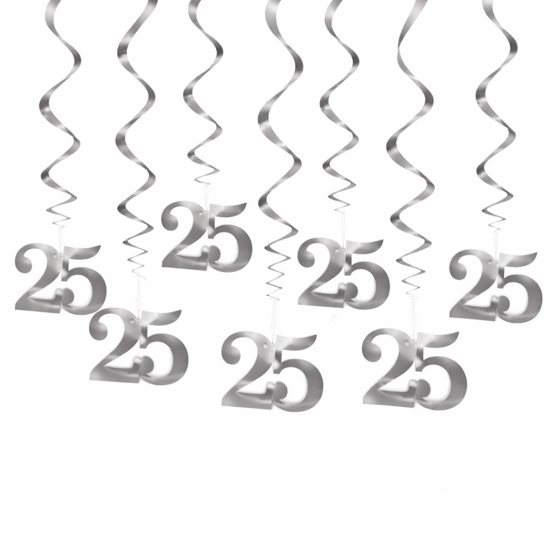 25th Anniversary Swirl Decoration