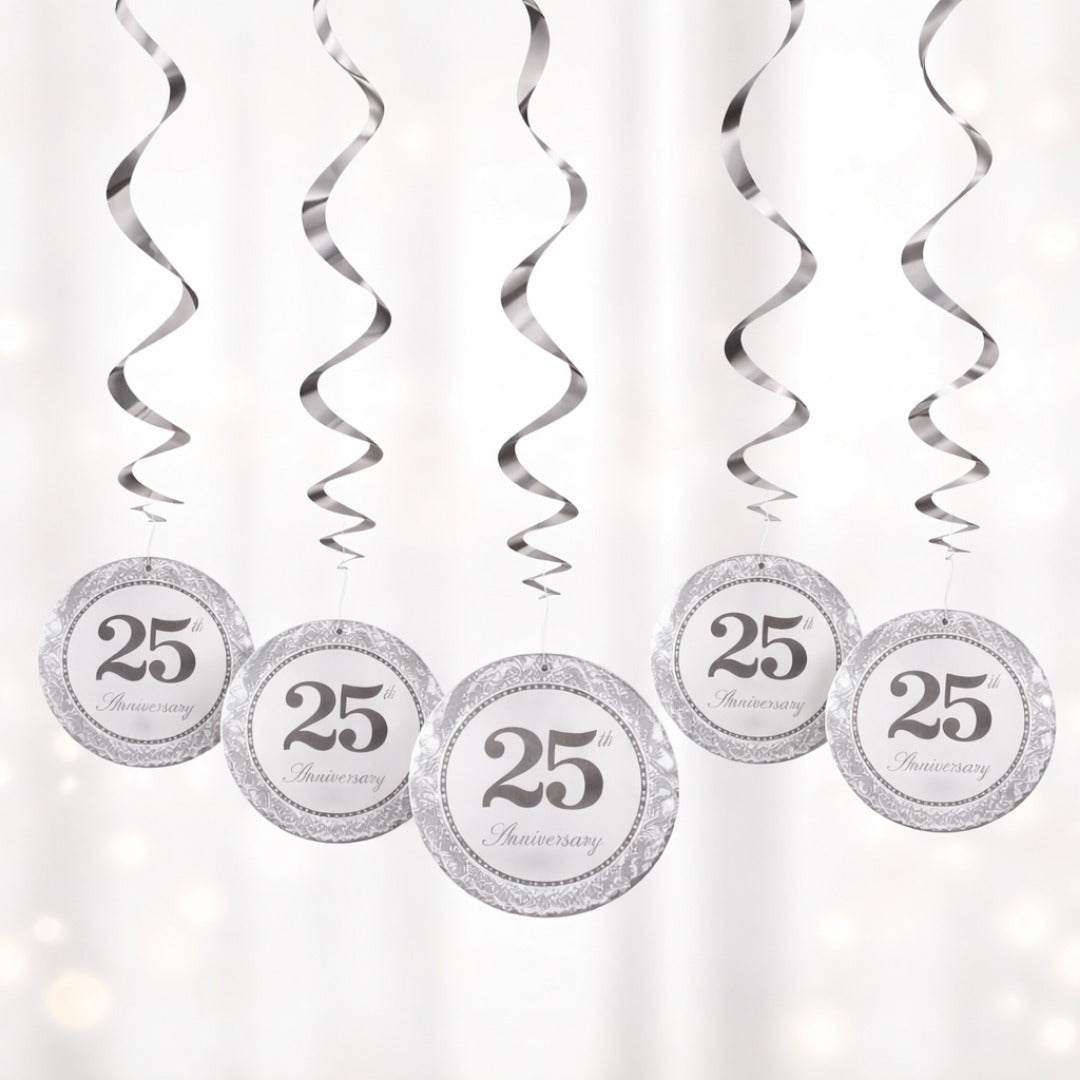 25th Anniversary Swirl Decoration