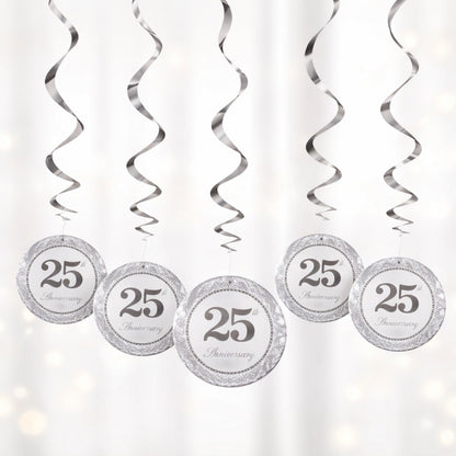 25th Anniversary Swirl Decoration