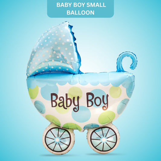 14" Baby Boy Small Balloon on Stick