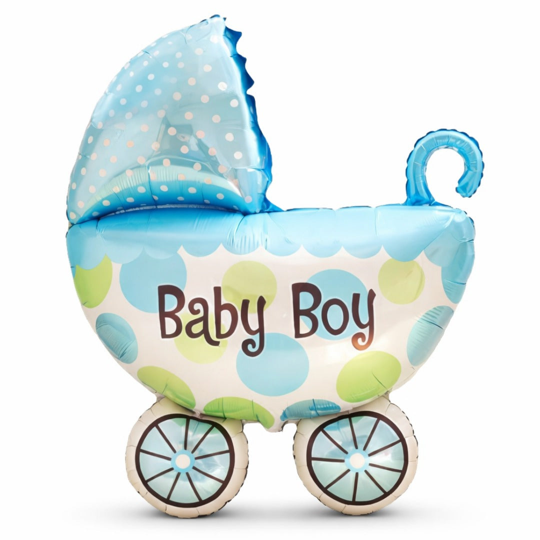 14" Baby Boy Small Balloon on Stick