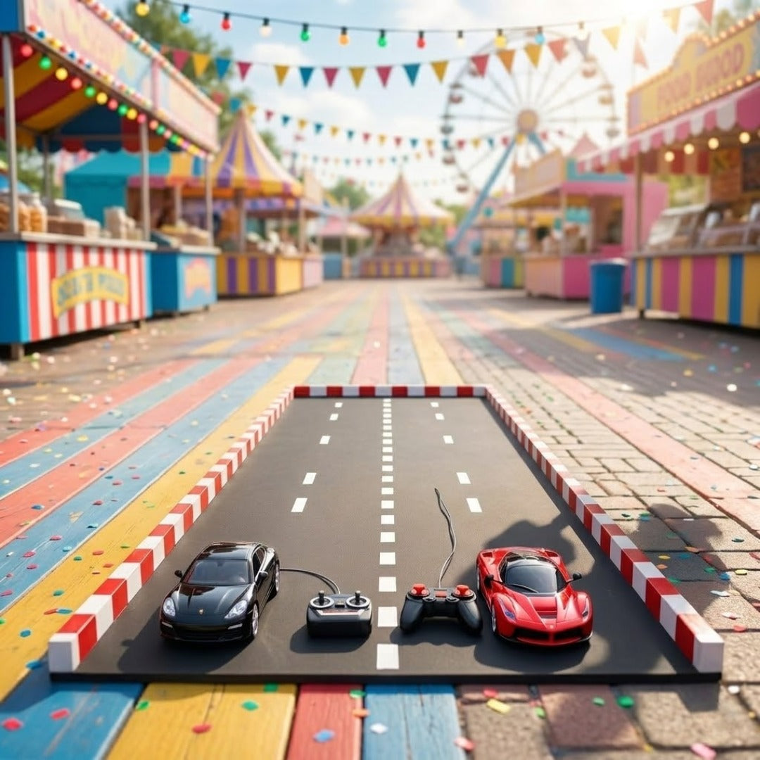 Remote Based Car Racing Game - 2 Cars for Rent