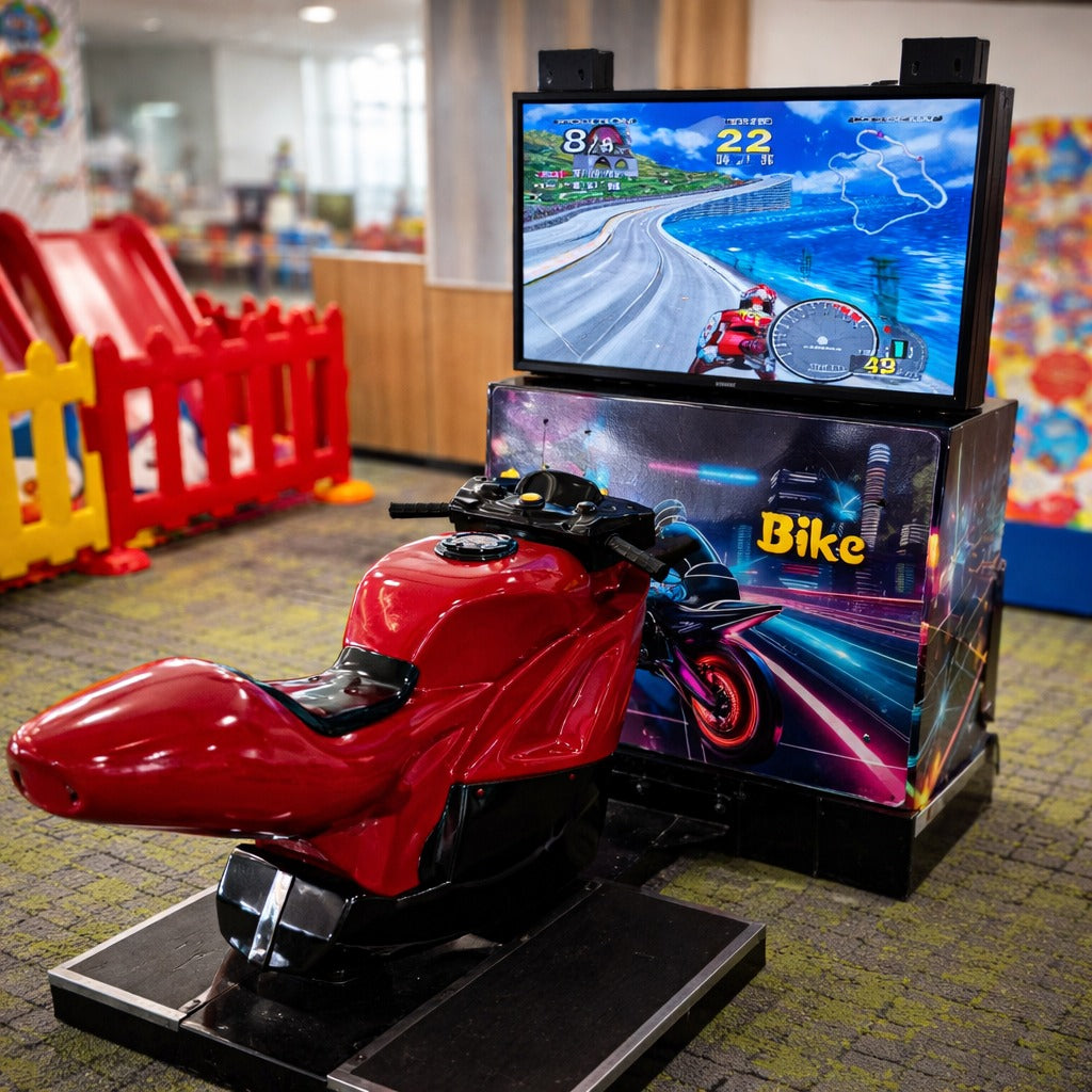 Bike Racing Arcade Gaming Activity