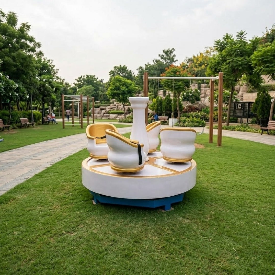 The Crazy Britishers Cup and Sauccer Ride for Kids