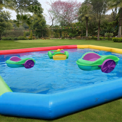 Inflatable Pool with Boats  - 3 Boats