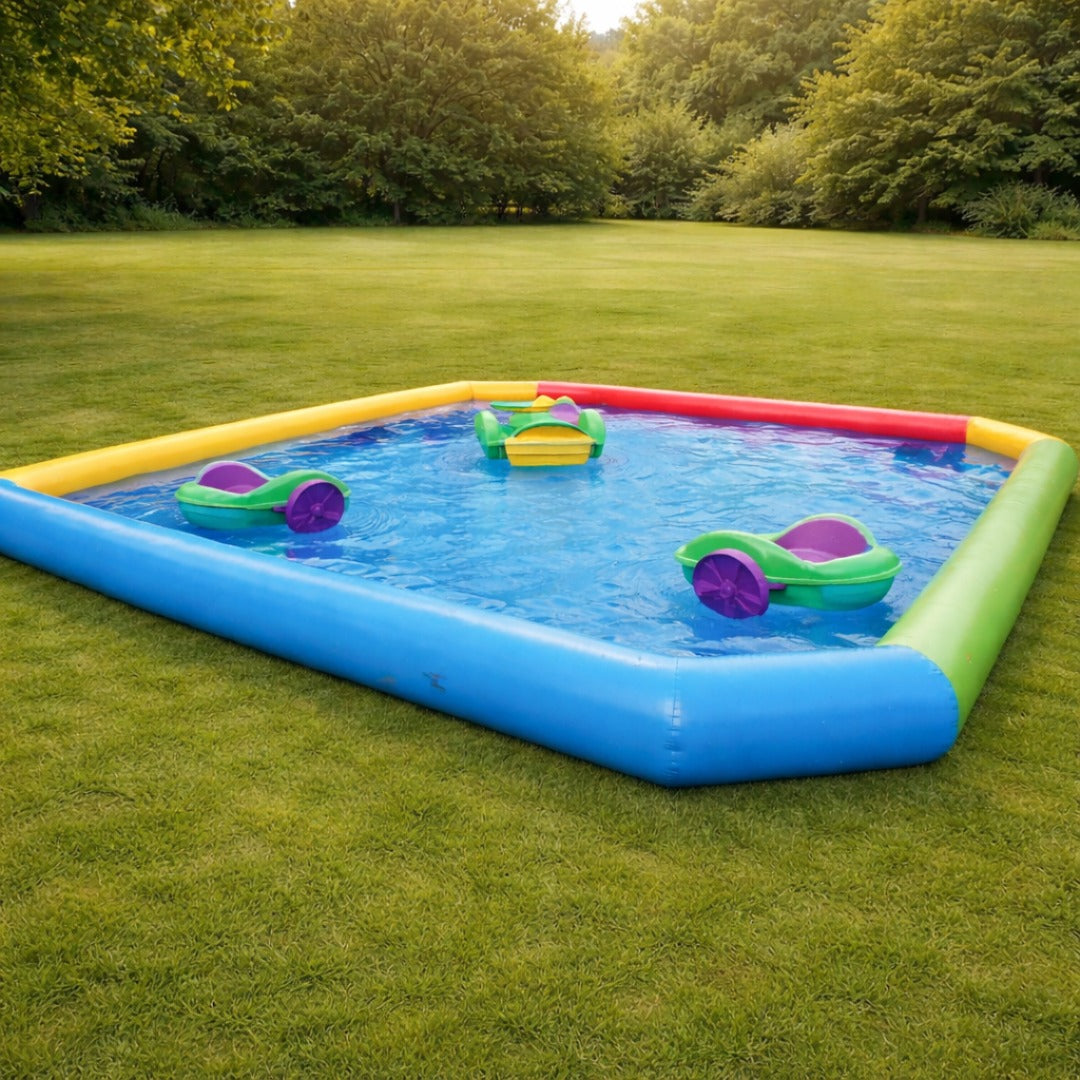 Inflatable Pool with Boats  - 3 Boats
