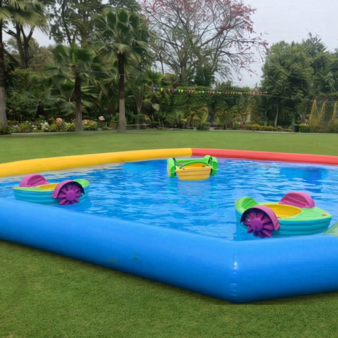 Inflatable Pool with Boats  - 3 Boats