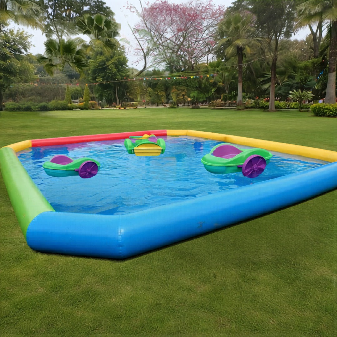 Inflatable Pool with Boats  - 3 Boats