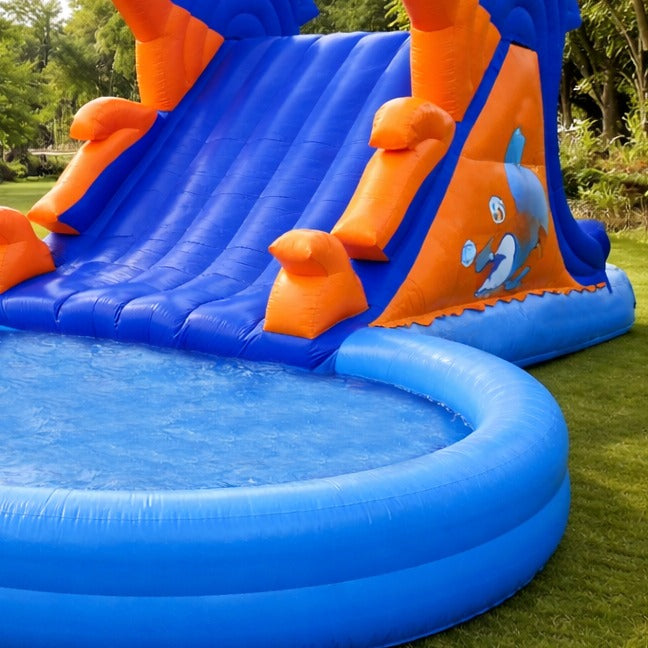 Dolphin Sliding Pool Bouncy