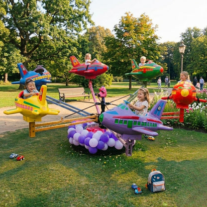 Joyful Carnival Plane Ride for Kids