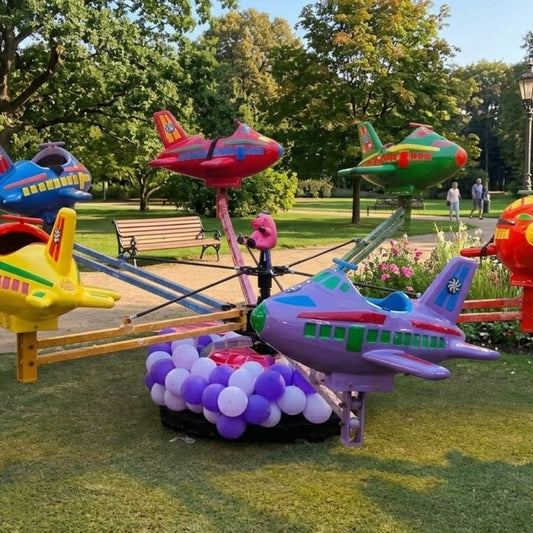 Joyful Carnival Plane Ride for Kids