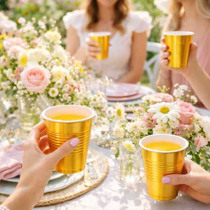 Beer Pong Cups Golden - 20PC