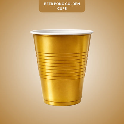 Beer Pong Cups Golden - 20PC