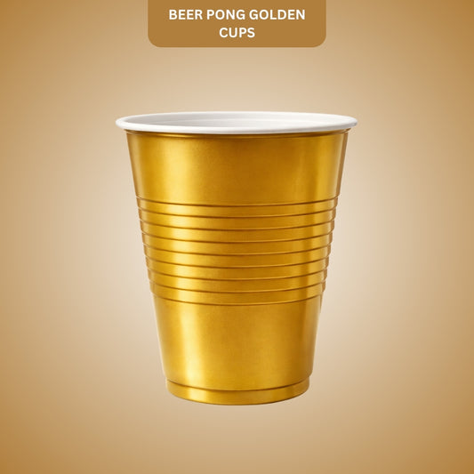 Beer Pong Cups Golden - 20PC