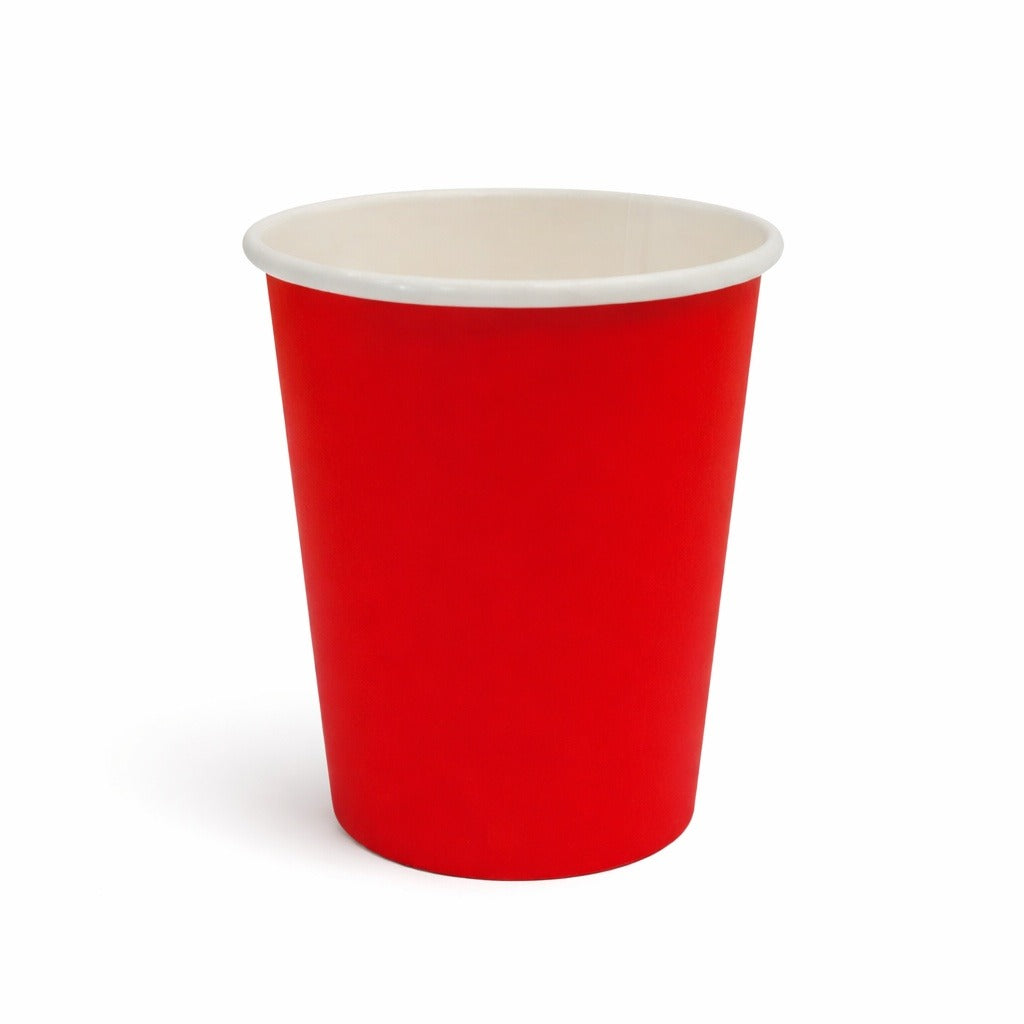 Red Hot/Cold Drinking Paper Cups - 10PC