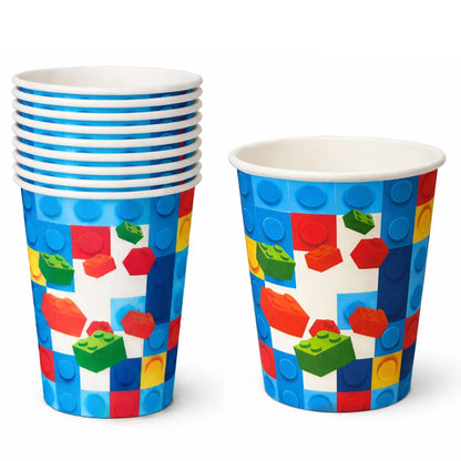 Lego Blocks Theme Party Paper Cups - 10PC