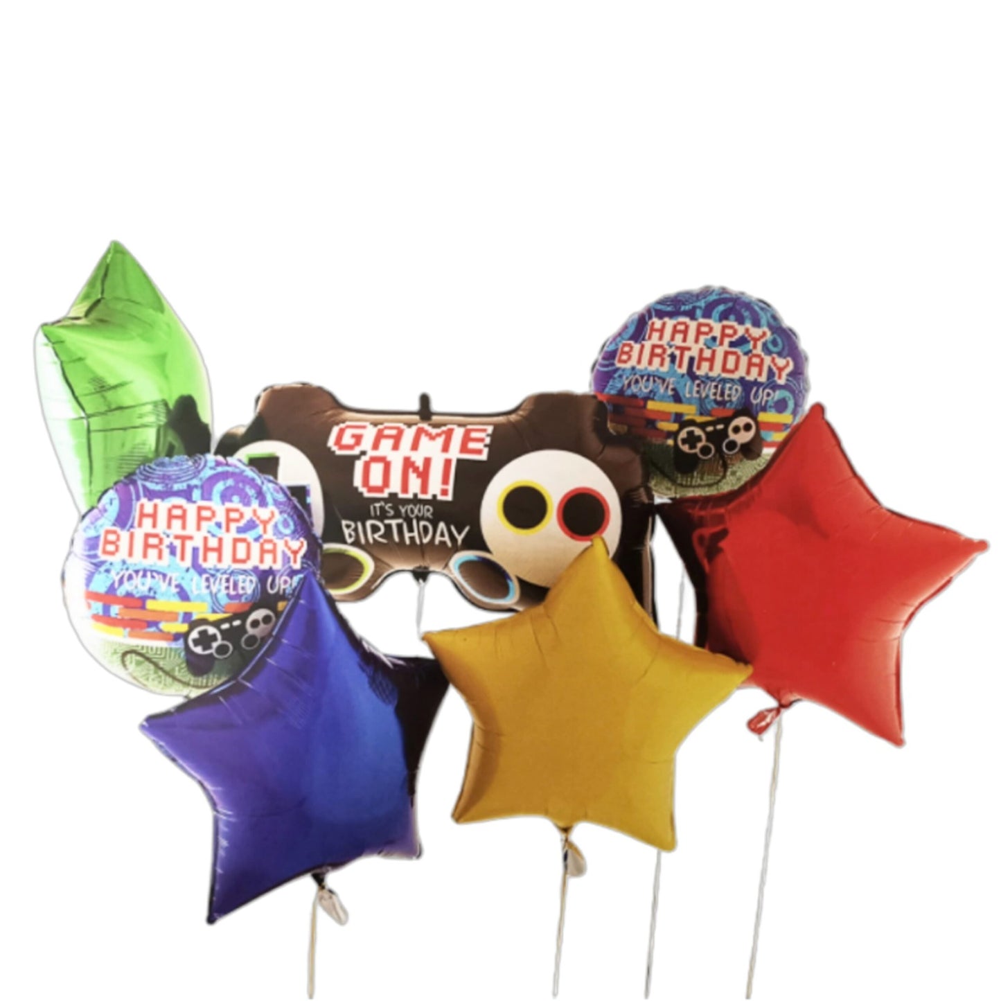 Level Up Game Ballon Set Of 7PC (w/ Helium Gas)