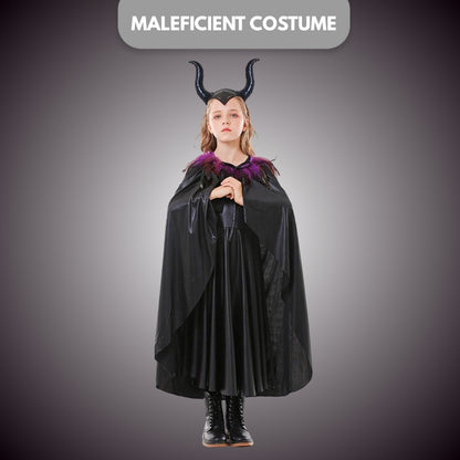 Maleficient Costume with Costume Accessories