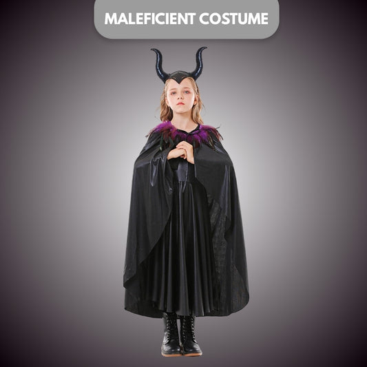 Maleficient Costume with Costume Accessories