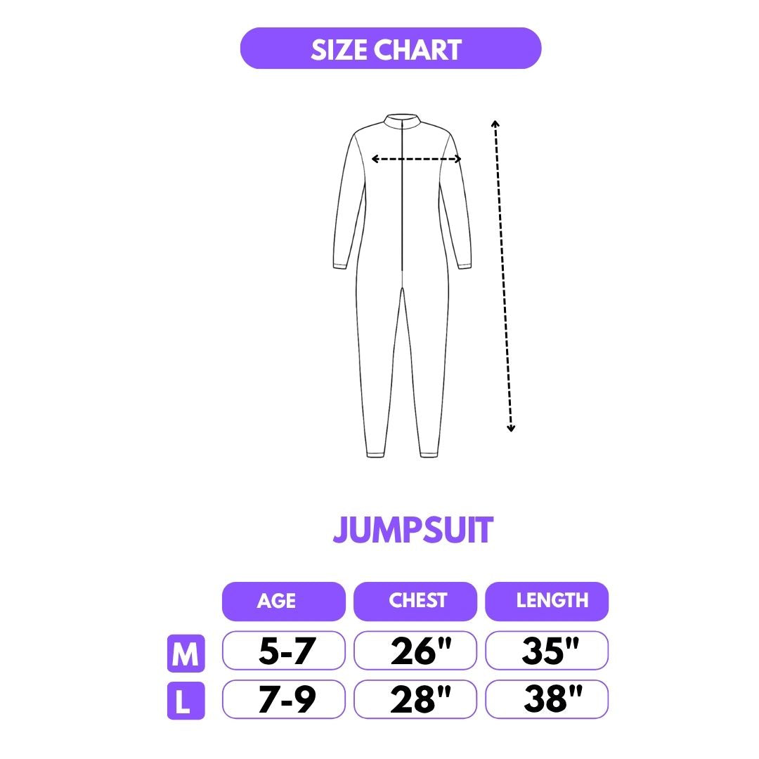 F1 Car Racing Kids Costume with Cap - Age 7 to 9 Years