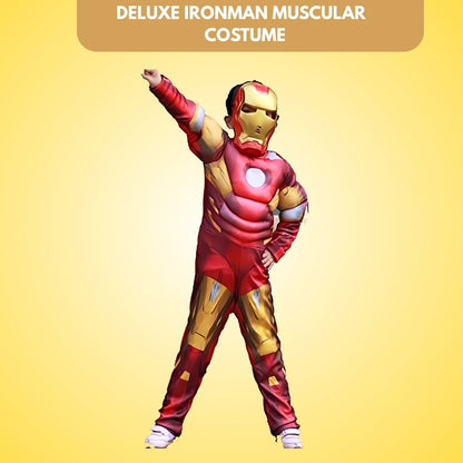 Deluxe Ironman Muscular Costume w/Mask