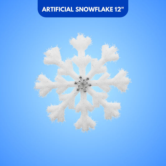 Foam Based Snow Flakes 12" - 1PC