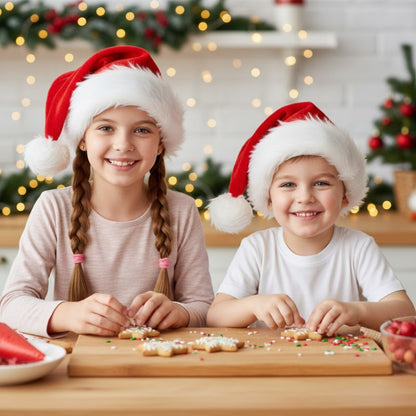 Santa Claus Fluffy Hat for Kids
