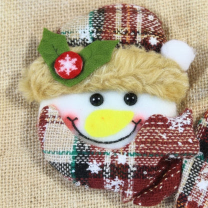 Jute Finish Christmas Stockings - 1PC