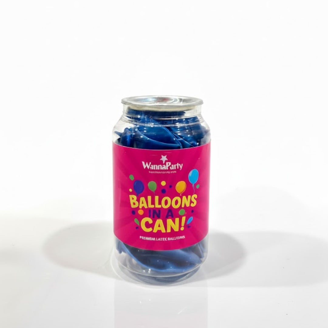 Chrome Blue Premium Latex Balloons 10" - 20PC