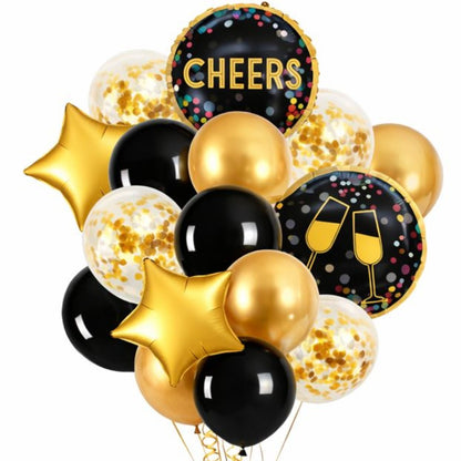 Cheers Balloon Set - Pack of 16