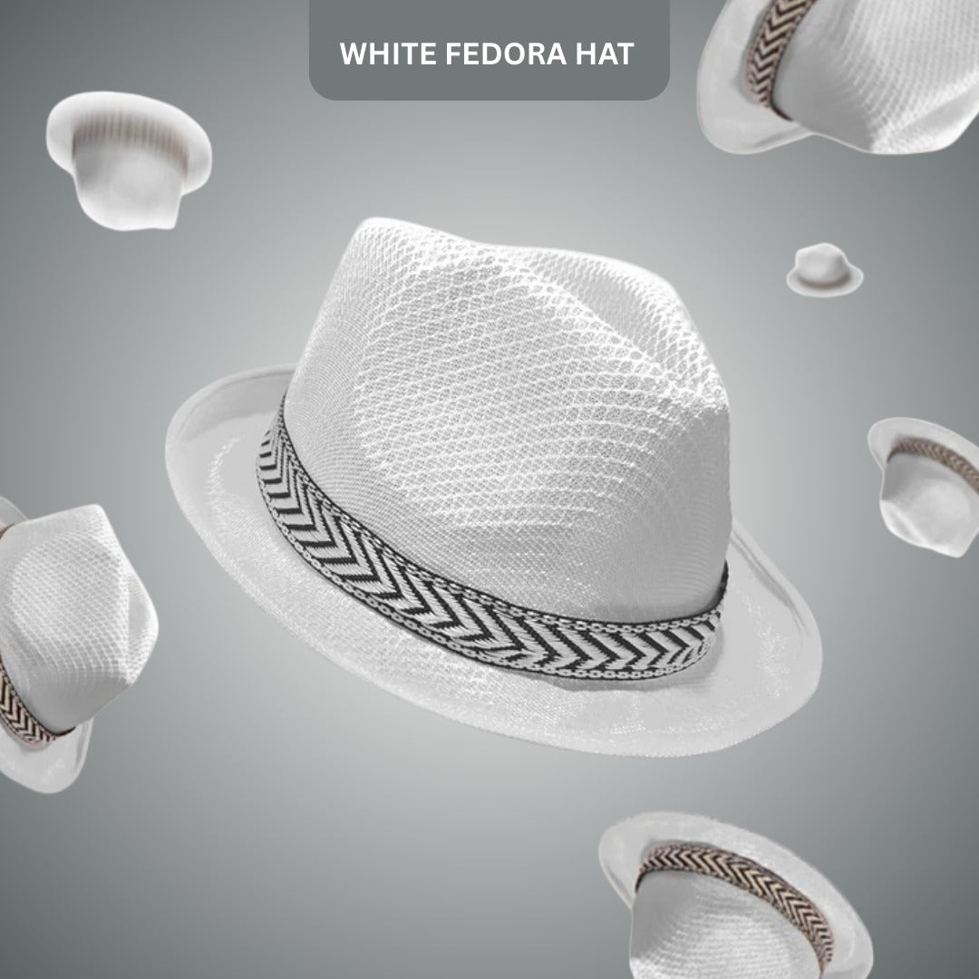 Fedora Hat White