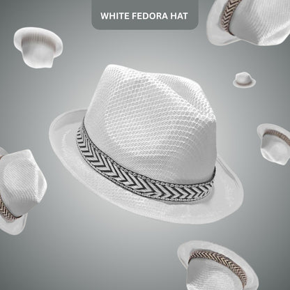 Fedora Hat White