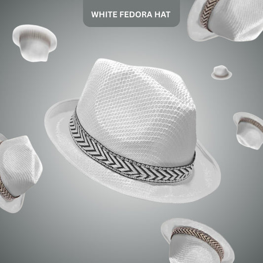 Fedora Hat White