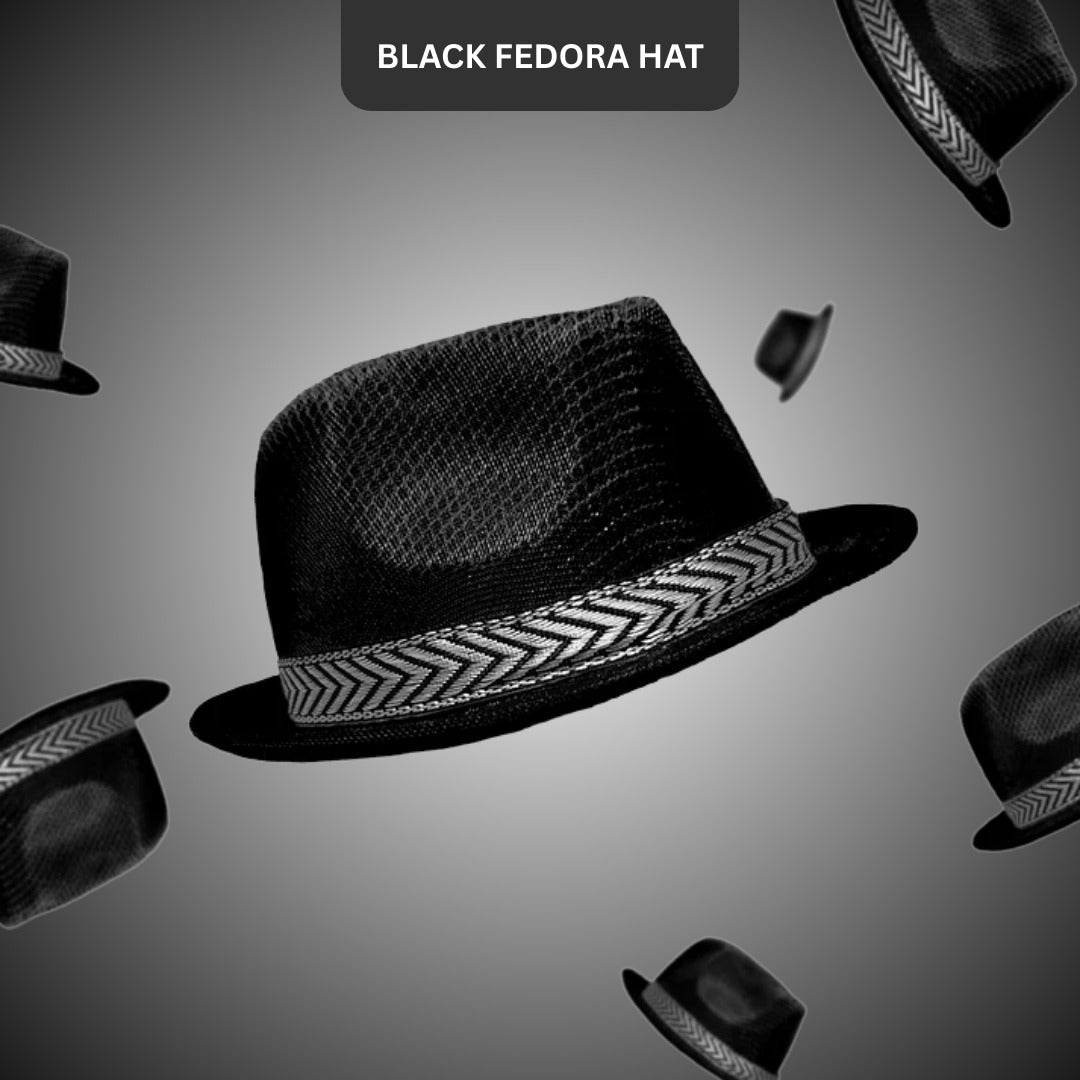 Black Fedora Hat