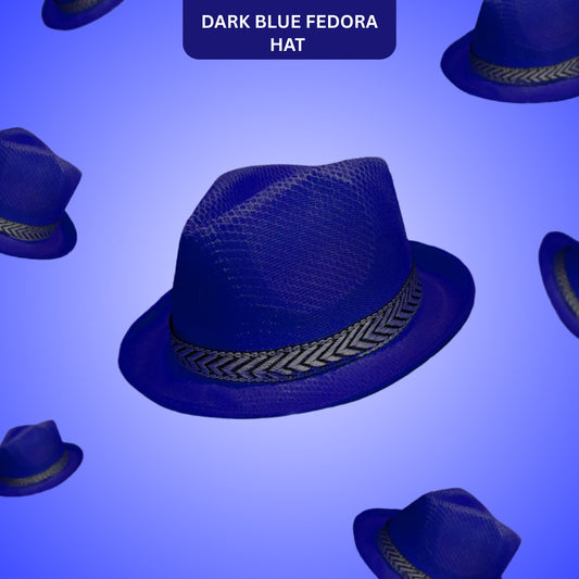 Fedora Hat Dark Blue