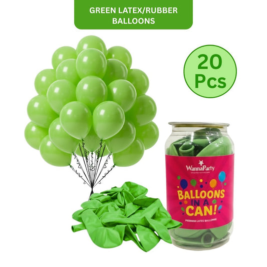 Light Green Latex Balloons 10" - 20PC