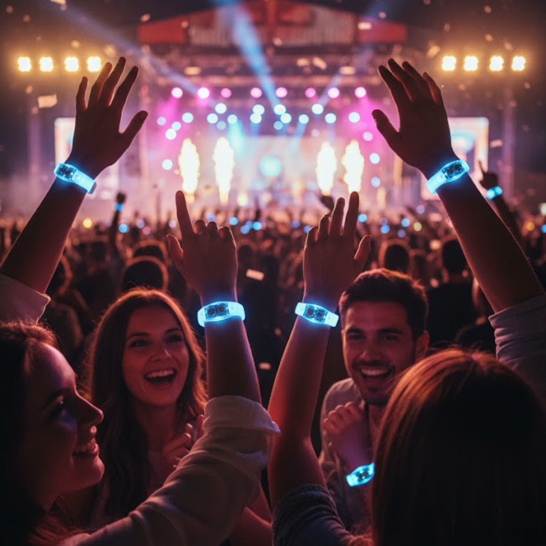 Sound Activated Musical LED Wristbands