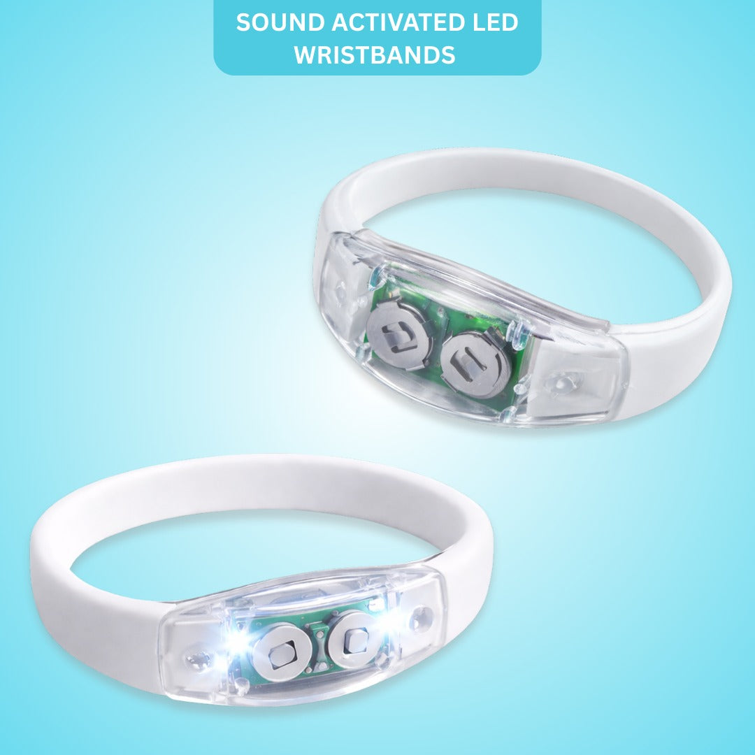 Sound Activated Musical LED Wristbands