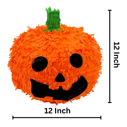 Pumpkin Shape 3D Pinata for Halloween/ Theme Party - 1PC