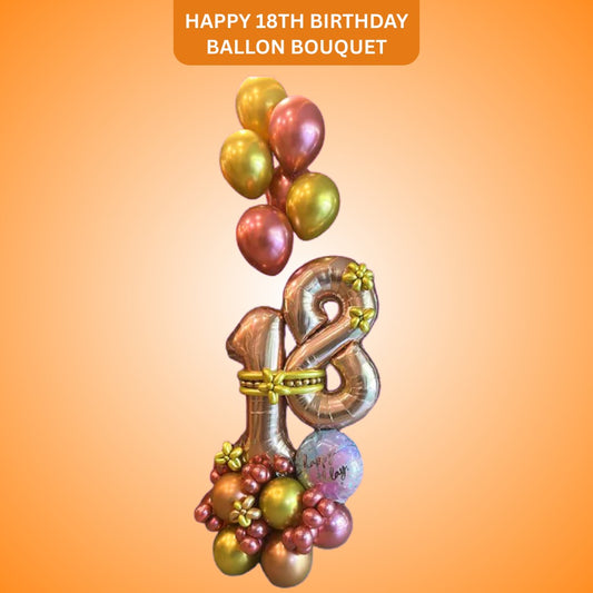 Happy 18th Birthday Balloon Bouquet